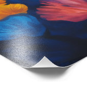 油絵イルカ フォトプリント            (角)