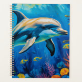 油絵イルカ プランナー手帳 (正面)