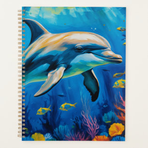油絵イルカ プランナー手帳