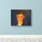 油絵少年 | Zazzle_Growshop。 キャンバスプリント (インサイチュ (ウッドフロア))