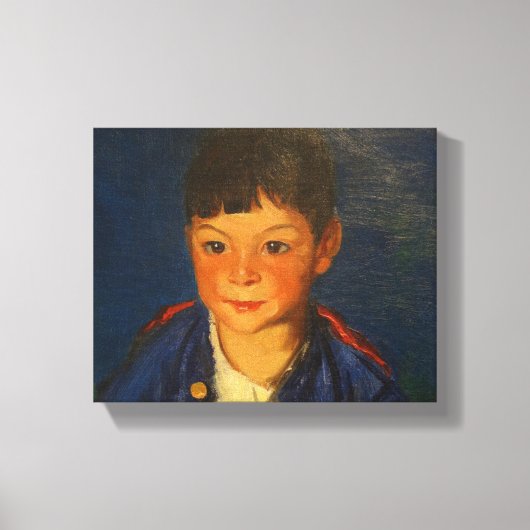 油絵少年 | Zazzle_Growshop。 キャンバスプリント (正面)