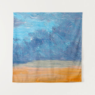 油絵山水図ファインアート抽象芸術，アート，バ タペストリー