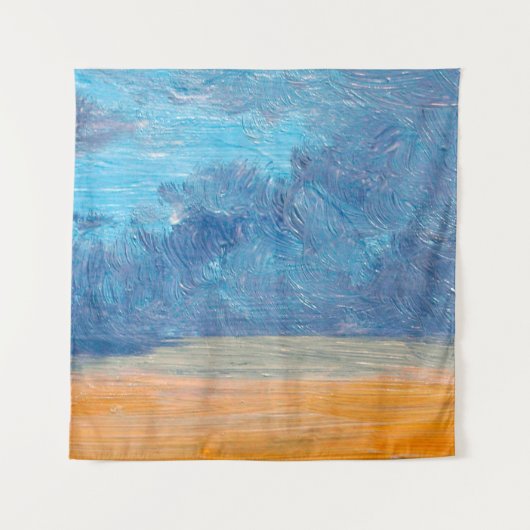 油絵山水図ファインアート抽象芸術,アート,バ タペストリー (正面)