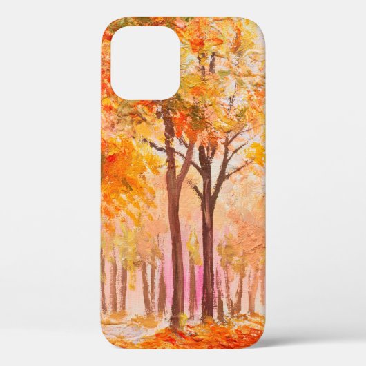油絵山水 – カラフル秋林 Case-Mate iPhoneケース (裏面)
