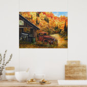 油絵退職したポスター ポスター (キッチン)