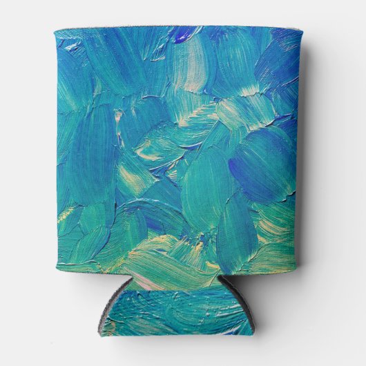 油絵：夏のブラシストローク。 缶クーラー (正面)