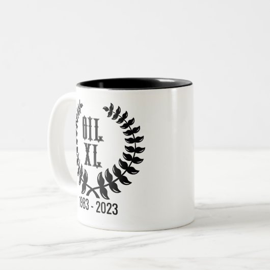 油40周年記念コレクターズマグカップ ツートーンマグカップ (正面左)