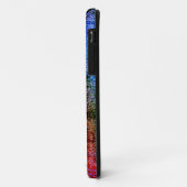 「油」で皮を剥いた青と赤の絵を描材 Case-Mate iPhoneケース (裏面/左)