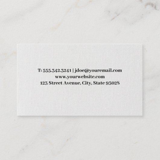 油&ガスロゴ 名刺 (裏面)