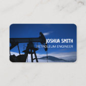 油・ガス技術者 名刺 (正面)