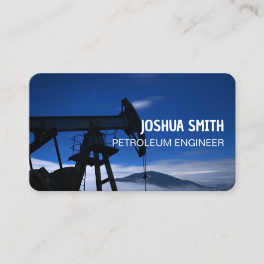 油・ガス技術者 名刺 (正面)