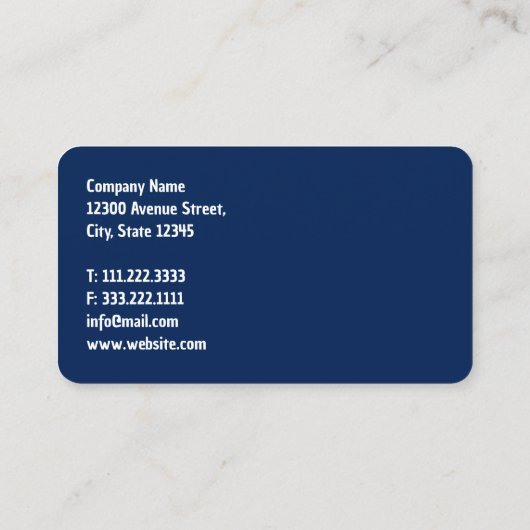 油・ガス技術者 名刺 (裏面)