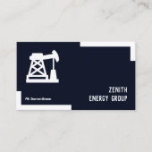 油・ガス技術者QR 名刺 (正面)