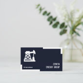 油・ガス技術者QR 名刺 (スタンド正面)