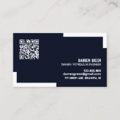 油・ガス技術者QR 名刺 (裏面)