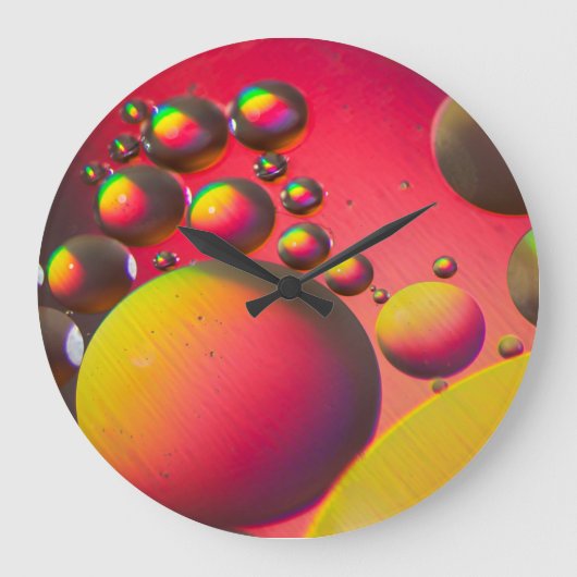 油 ラージ壁時計 (正面)