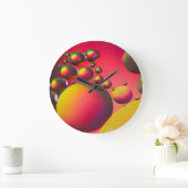 油 ラージ壁時計 (ホーム)