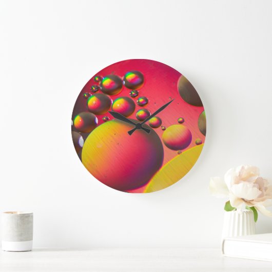 油 ラージ壁時計 (ホーム)