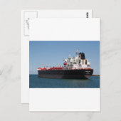 油/化学タンカー船1 ポストカード (正面/裏面)