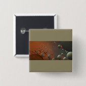 油 缶バッジ (正面&裏面)