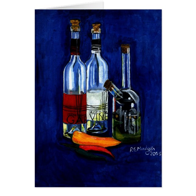 油、酢および唐辛子 (正面)