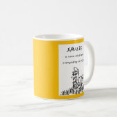 治すスマイル コーヒーマグカップ (正面右)