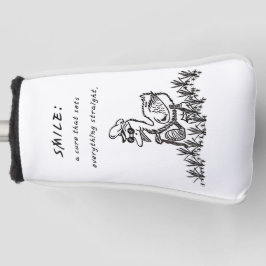 治すスマイル ゴルフヘッドカバー