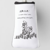 治すスマイル ゴルフヘッドカバー (回転90)