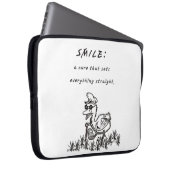 治すスマイル ラップトップスリーブ (正面右)