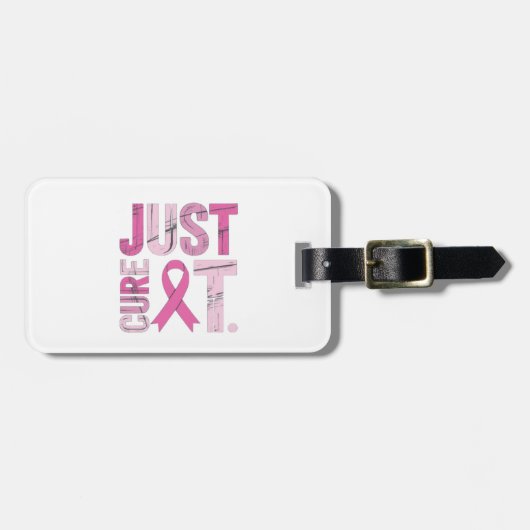 💖🎗️ 治そう 💪🌸 ラゲッジタグ (正面横)