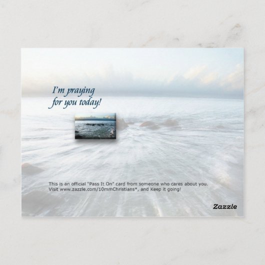 治った…祈. ポストカード (裏面)