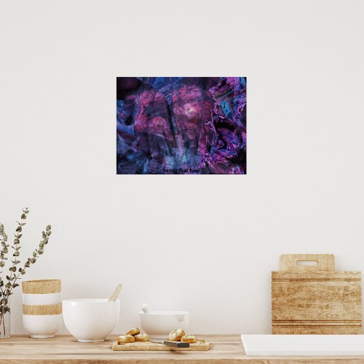 治る手 ポスター (キッチン)