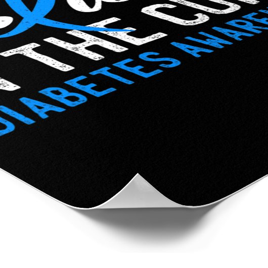 治信じT1D型糖尿病認識度 ポスター (角)