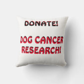 治救済療を見つける – 犬がん認識度 クッション (裏面)