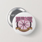 治療のための乳がん乗り物 缶バッジ (正面&裏面)