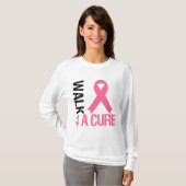 治療のための乳癌の歩行 Tシャツ (正面フル)