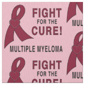 治療のための多発性骨髄腫の戦い ファブリック (クローズアップ)