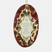 治療のための祈りの言葉 セラミックオーナメント (右)