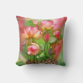 治療のはす根のチャクラの芸術の装飾者の枕 クッション (正面)