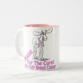 治療のコーヒー・マグのためのアメリカヘラジカ ツートーンマグカップ (正面左)