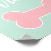 治療のパピーのパーティー標識の時間 ポスター (角)