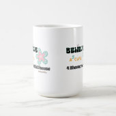 治療のマグで信じて下さい コーヒーマグカップ (中央)
