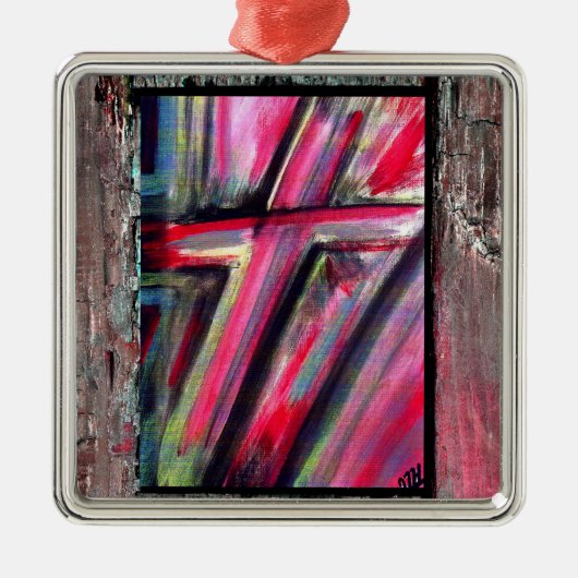 治療の十字 メタルオーナメント (正面)