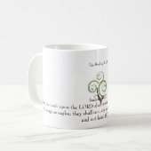 治療の単語のクラシックで白いマグのアイザイアの40:31 コーヒーマグカップ (正面左)