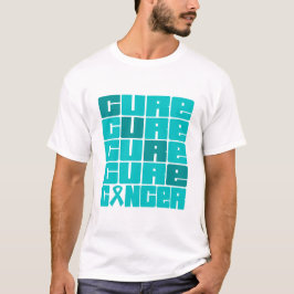 治療の卵巣癌のコラージュ Tシャツ