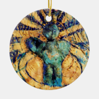 治療の天使のオーナメント セラミックオーナメント