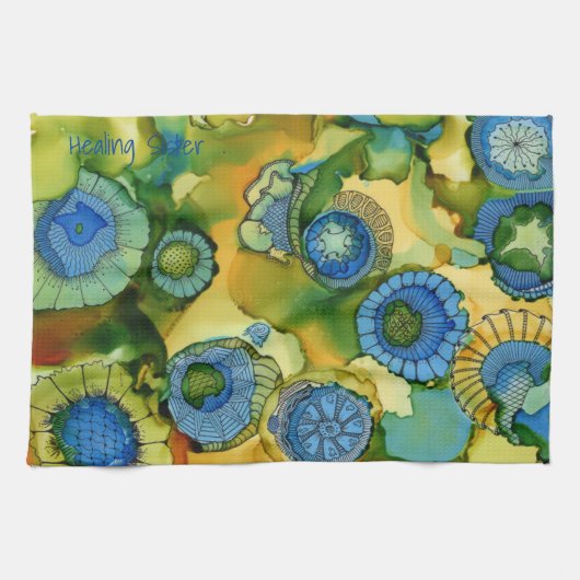 治療の姉妹の台所タオル キッチンタオル (横)