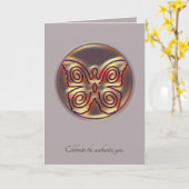 治療の存在004 -カード カード (黄色い花)