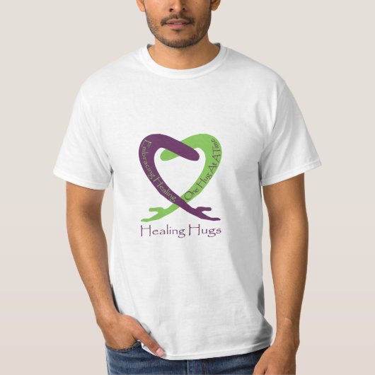 治療の抱擁Tシャツ Tシャツ (正面)