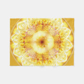 治療の曼荼羅1のフリースブランケット フリースブランケット (正面(横))